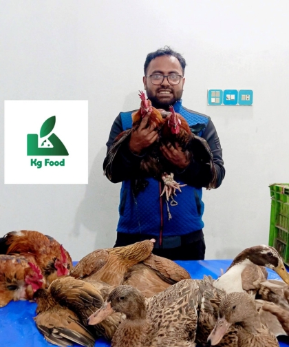 গ্রামের দেশি মোরগ দেশি হাঁস (প্রসেস করা বা আস্ত)